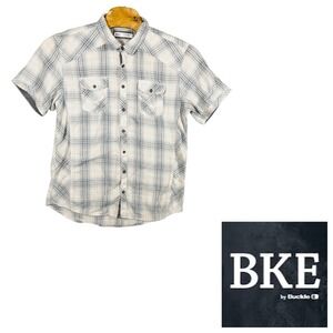 Buckle BKE‎ Western Pearl Snap Shirt Athletic Fit Mens XXL Rodeo Cowboy